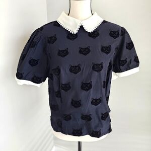 UK22 Modcloth Cat Shirt